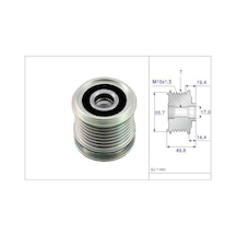 Alternator Kasnagı Mercedes W203 S203 Cl203 W204 C209 R171