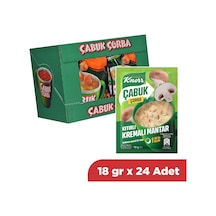Knorr Çabuk Çorba Kıtırlı Kremalı Mantar 19 Gr X 24 Adet