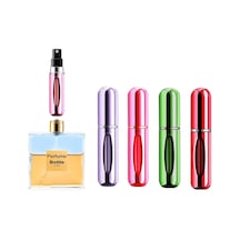Kyrotech 4 Adet Taşınabilir Mini Parfüm Atomizer Şişesi 5 Ml Yeniden Doldurulabilir Seyahat P