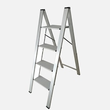 Stabilit Alüminyum 4 Basamak 117x88x44 Cm Katlanabilir Ev - Ofis Tipi Merdiven