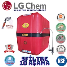 LG Cool Kırmızı 8LT 5 FL 10 Aşama Su Arıtma Cihazı