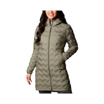 Columbia Delta Ridge Iı Long Down Jacket Çağla Yeşil Kadın Outdoor Mont Wk0440 Yeşil