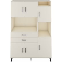 Hyperion Dolap 9 Raflı 2 Çekmeceli 6 Kapaklı 132x44x195 Aytaşı-aytaşı/aytaşı Aytası/aytası
