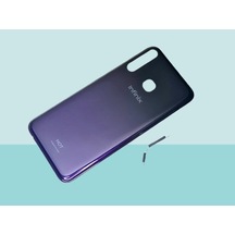 Tkgz - Infinix Hot 8 Full Kasa Arka Kapak Batarya Kapağı - Mavi Siyah Çok Renkli