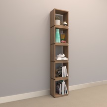 Rafkestir Paris Suntalam Kitaplık ( 32 X 167 Cm ) Kafkas Meşe ( Mat )