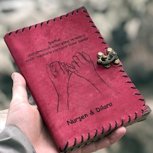 Dosta İsme Özel Deri Defter