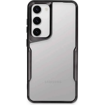 Samsung Galaxy S23 Kılıf Boyi Silikon Kapak - Siyah Çok Renkli