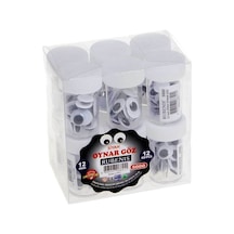 Oynar Göz 12mm Siyah "1 Paket X 12 Adet"