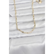Cm 14k Gold Renk Lazerli Gemici Zincir Model 60 Cm Kadın Kolye - Tj-bko10974 Çok renkli 60758644