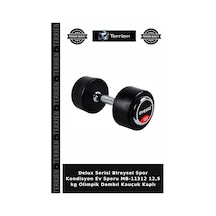 Delux Serisi Bireysel Spor Kondisyon Ev Sporu Mb-11312 12,5 Kg Olimpik Dambıl Kauçuk Kaplı
