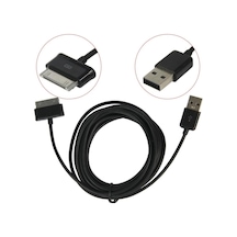 Tablet Usb Data Şarj Kablosu Samsung Galaxy Tab Uyumlu