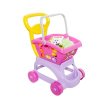 Barbie Sepetli Market Arabası Abanoz - Beyaz