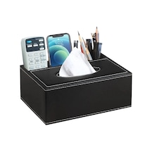 1a-çok Fonksiyonlu Doku Kutusu, Kırtasiye Uzaktan Kumanda Kutusu, Ev/ofis/restoran İçin Dekoratif Doku Kalemi Uzaktan Organizatör