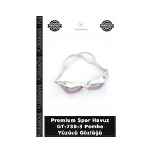 Premium Spor Havuz Gt-73b-3 Pembe Yüzücü Gözlüğü