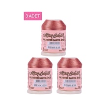 Hubrendy Tedarik 3 Adet Altınbaşak Oya Ve Dantel İpi 20 Gr - Royaleks - No: 639