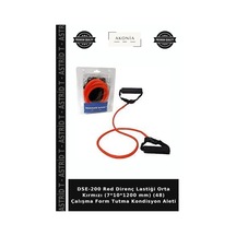 Dse-200 Red Direnç Lastiği Orta Kırmızı 7 10 1200 Mm 48 Çalışma Form Tutma Kondisyon Aleti
