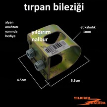 Tırpan Bileziği Tırpan Kelepçesi Tırpan Sapı Kelepçe