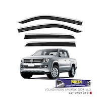 Replax Vw Amarok 2009 Sonrası Kromlu Cam Rüzgarlığı 4lü