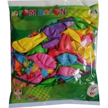 9a Balon Karışık Renkli Balon Atom Balon 100'lü
