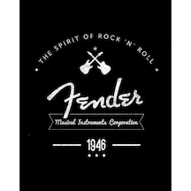 Zepplin Giyim Fender Logo 4 Büyük Sırt Patch Yama
