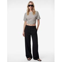 Koton Slim Fit Kısa Kollu Bisiklet Yaka Çizgili Tişört Beyaz Çizgili 6sak50322ek Beyaz