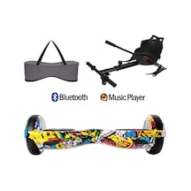 Citymate Elektrikli Kaykay Hoverboard Akıllı Denge 6.5 Inch + Hoverkart + Çanta Extrem76 Paket D01