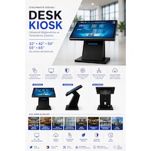Touchscreen Desk Kiosk - 65"