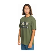 Quiksilver Tropical Rainbow Erkek Tişört Eqyzt07679-17036 Yeşil