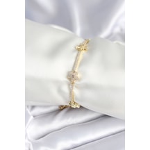 Pirinç Gold Renk Yıldız Model Kadın Bileklik - Özel Seri Bzsurn011423 Altın Pirinç Gold Renk Yıldız Model Kadın Bileklik - Özel Seri Bzsurn011423 Altın