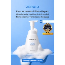 Kuru&hassas Ciltlere Hyalüronik Asit İçerikli Nemlendirici Temizleme Köpüğü Zeroıd Foaming Cleanser