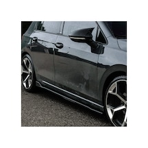 Volkswagen Golf 8.5 Yan Marşpiyel Standart Paket Uyumlu Life, Impression, Style Piano Black Abs