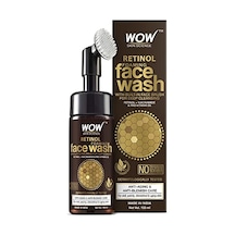 Wow Skin Science Retinol Yüz Temizleme Köpüğü Ve Dahili Fırça-ince Çizgiler, Lekeler Bakım Yüzde Doksan Sekiz, Bir Doğal İçerik Vegan 150ml