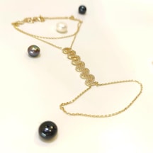 Altınofisi Yılan Şahmeran Bileklik Sarı Altın