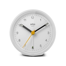 Braun Bc12w Beyaz Klasik Analog Alarmlı Masa Saati Brn.bc12w