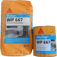 Sikatop Wp 667 Yarı Elastik Su Yalıtım Malzemesi 20+5 25 Kg