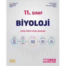 11.Sınıf Biyoloji Konu Özetli Soru Bankası -  Esen Yayıncılık