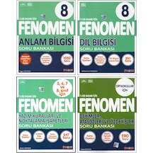 Fenomen 8. Sınıf Anlam B.+dil B.+yazım K. Ve Noktalama İ.+deyim Ve Atasözleri 4 Kitap