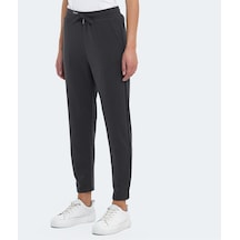 Slazenger VELAR I Kadın Cepli Koyu Gri Eşofman Altı