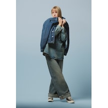Colins Loose Fit Kadın İndigo Jean Pantolon Cl1077461 Q1.v1 Dn44670 Denim