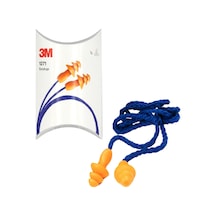 Silikon Çam Tipi Yıkanır Ipli Kulak Tıkacı 3M 1271 1 Çift