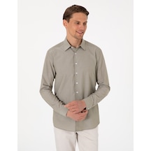 Pierre Cardin Erkek Yeşil Gömlek Desenli 50310777-vr054 Yeşil