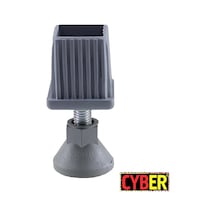M12 Ayarlı 40X40 Plastik Rutil Ayak Takımı Gri