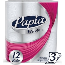 Papia Rulo Kağıt Havlu 12'li