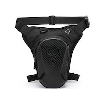 Newish Polo Motosiklet Kurye Su Geçirmez Bel Bacak Omuz Çanta Siyah