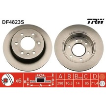 Trw Df4823s Arka Fren Diski 2e0615601a A9064230012 - 2 Adettir