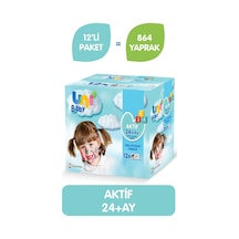 Uni Baby Aktif Islak Mendil 72 Li X 12 Adet