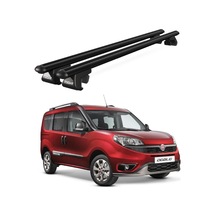 Venüs Fiat Doblo 2010-2022 Uyumlu Siyah Ara Atkı Port Bagaj Tavan Barı