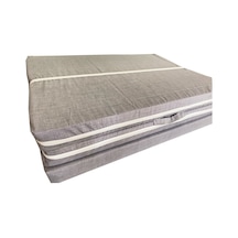 Viphomeconceptltd Tek Kişilik Katlanır Yer Yatağı Sünger Yatak Gri Kırçıllı 80X180