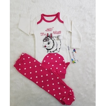 Candysbebe Necixs Tavşan Takım Beyaz - Pembe
