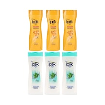 İpek Şampuan 480 Ml Tüm Saçlar Mentol 3 Adet & İpek Saç Kremi 3 Adet 480 Ml Normal
